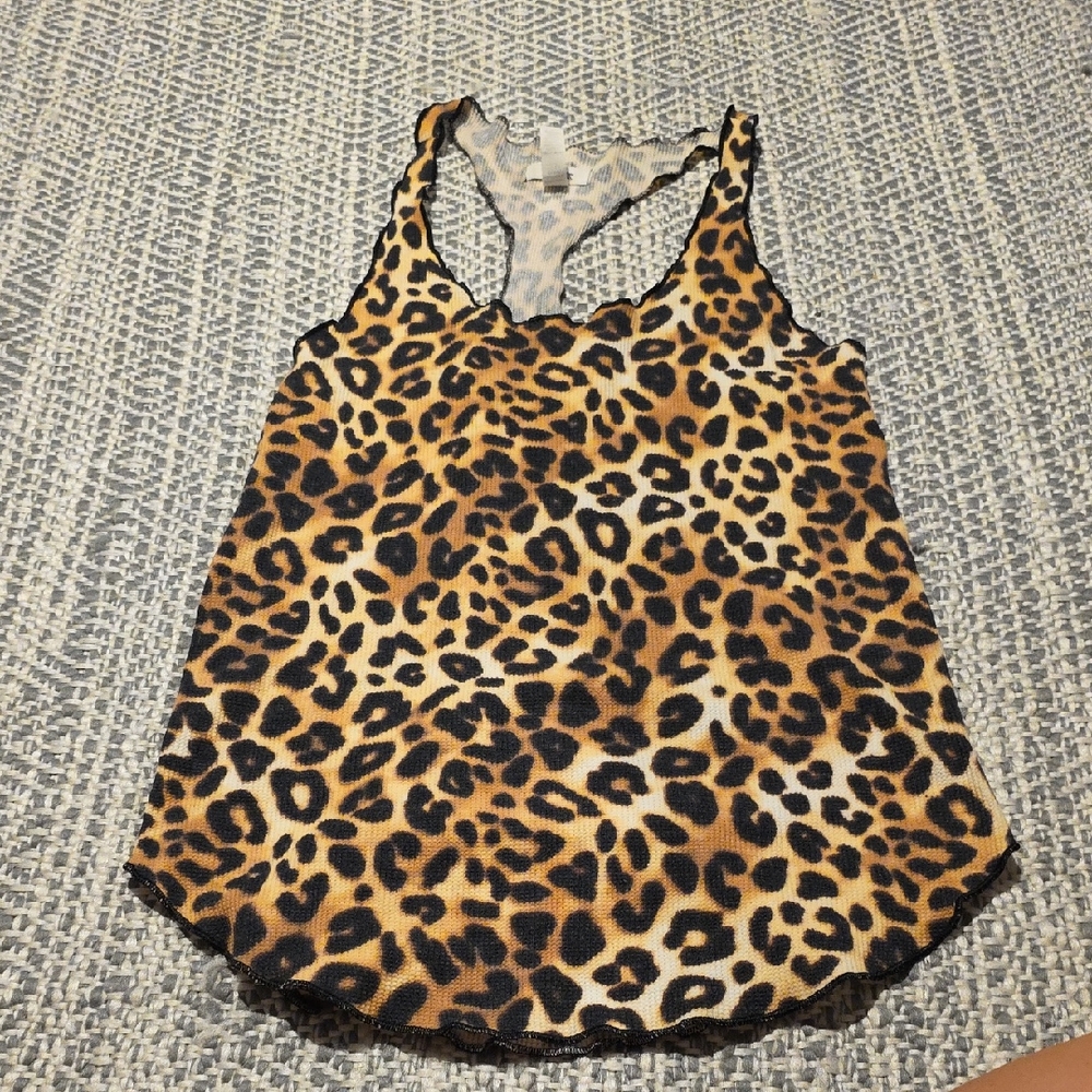 PINK Victoria's Secret Leopard Print Tank Top